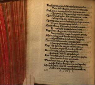 Epithalamium Scriptum Honesto Adolescenti Petro Zimmermann, Et Pudicae Virgini Clarae, Sponsae Ipsius, Filiae ... Laurentii Gesneri : Anno salutis humanae M.D.LVII