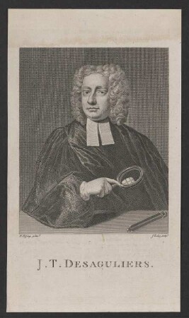 Porträt Johann Theophilus Desaguliers (1683-1744)