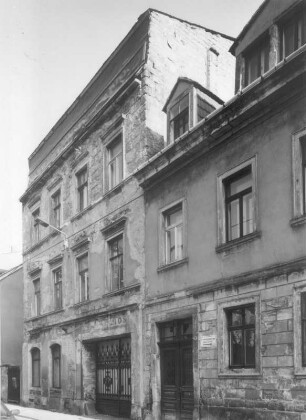 Dresden-Neustadt, Martin-Luther-Straße 20/18. Wohnhäuser (um 1860 [um 1860]). Straßenansicht