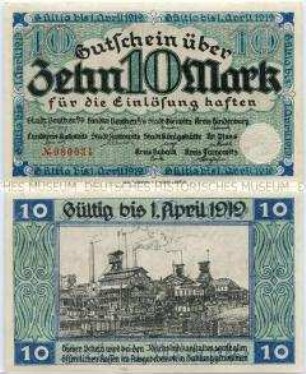 Kreis Oberschlesien, 10 Mark