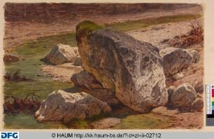Felsen an einem Seeufer