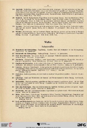 Waffen (Nr. 292-381)