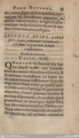 LIBRI PRIMI PARS SECUNDA.