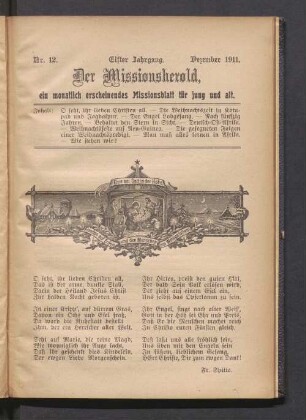 Nr. 12. Dezember 1911