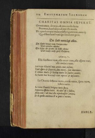 Charitas Omnia Superat.