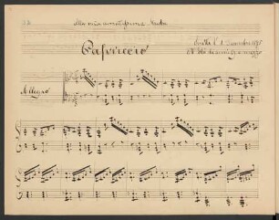 Capriccio; pf; KinBu 29