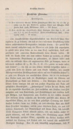 176-182 Kirchliche Literatur