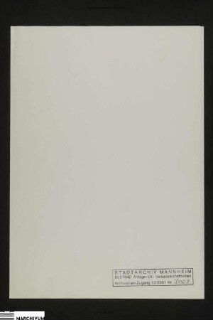 Vermögen des [Friedrich] Tobias Löffler und seiner verstorbenen Ehefrau Margaretha Henrietta Elisabetha, geb. Thraner