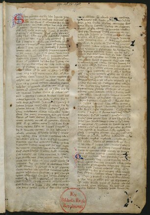 Commentarius in III librum officiorum Ciceronis (unvollständig)
