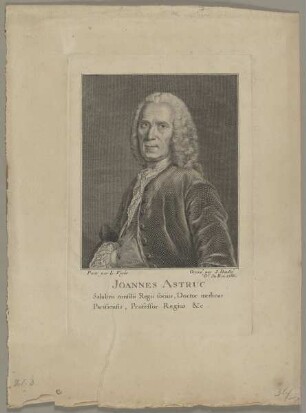 Bildnis des Joannes Astruc