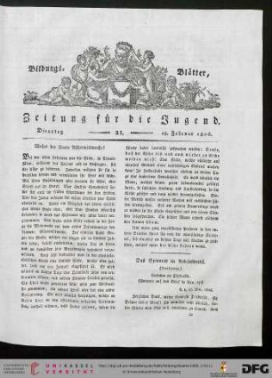 Heft 21 (18. Feburar 1806)