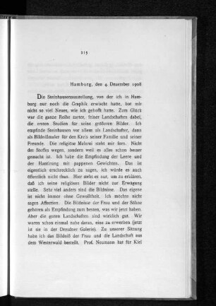 Hamburg, den 4. Dezember 1908