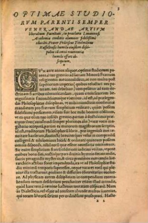 Compendium philosophiae naturalis