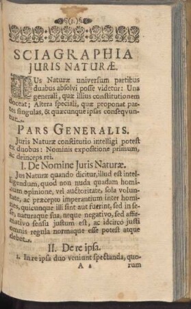 Pars generalis