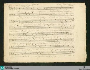 4 Partsongs - Don Mus.Ms. 2373 : Coro maschile