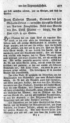 Vermischte chirurgische Schriften.