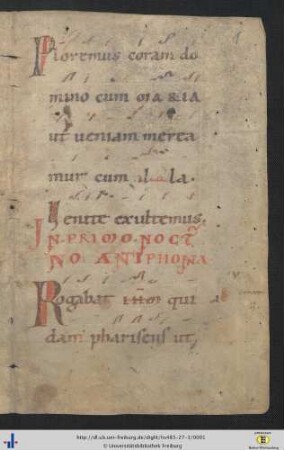 Fragment aus Antiphonarium