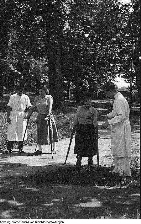 Wermsdorf, Schloß Hubertusburg, Krankenhaus, August 1955