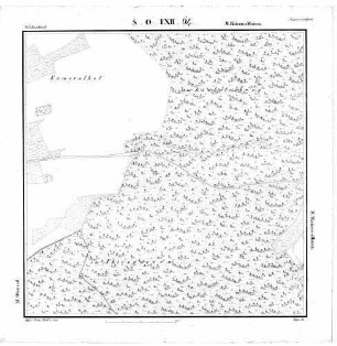 Kartenblatt SO LXII 64 Stand 1825