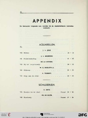 Schilderijen (Nr. 745-791)