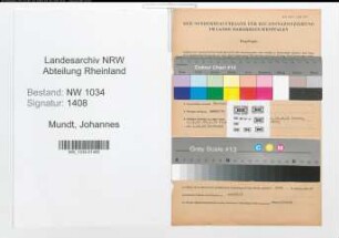 Entnazifizierung Johannes Mundt , geb. 30.09.1886 (Generalleutnant)