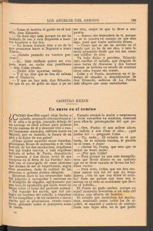 Capítulo XXXIX : Un susto en el camino