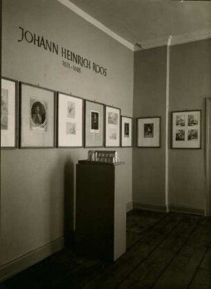 Kaiserslautern: Zinkmuseum, Gedenkraum für den Otterberger Maler Joh. Heinr. Roos