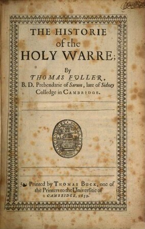 The historie of the holy warre