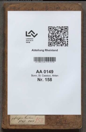 Lager- und Hebebuch des Wochenamts (Manuale recipiendorum et receptorum ad officium Hebdomadariae)
