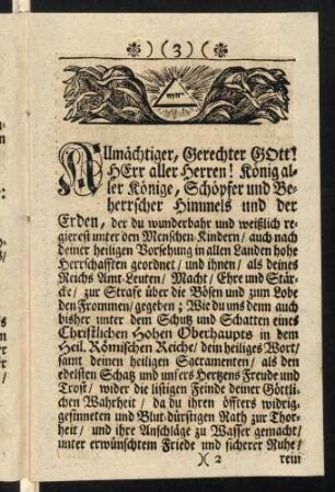3-12, Allmächtiger, Gerechter Gott! ...