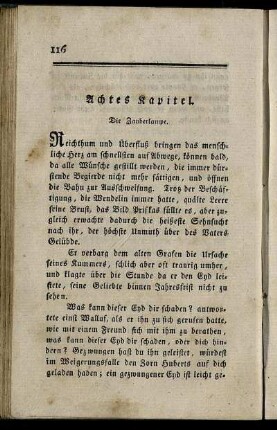 Achtes Kapitel. - Zehntes Kapitel.
