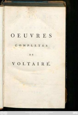 T. 4 = T. 4: Oeuvres Completes De Voltaire