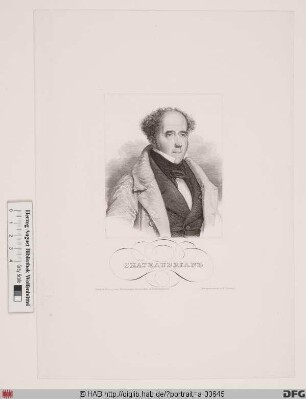 Bildnis François-René vicomte de Chateaubriand