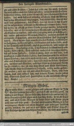 Morgen-Gebet