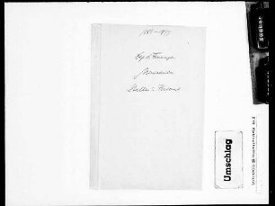 Stellen und Personal (1883-1899)