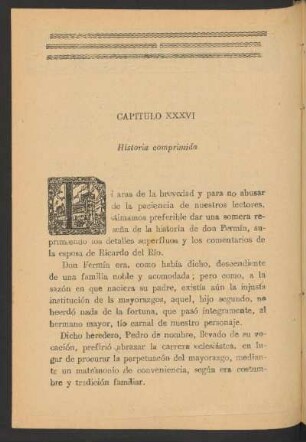 Capítulo XXXVI - Historia comprimida