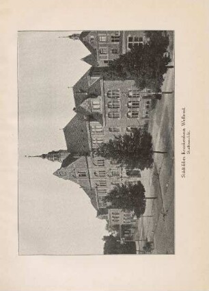 Städtisches Krankenhaus Westend. Straßenansicht