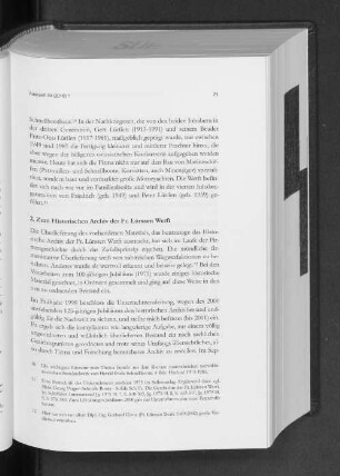 2. Zum Historischen Archiv der Fr. Lürssen Werft