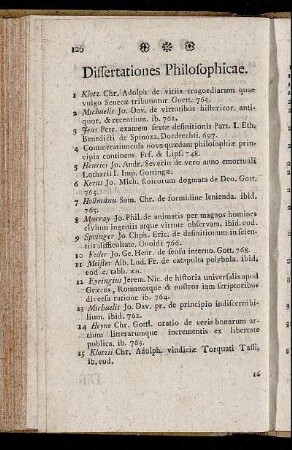 Dissertationes Philosophicae