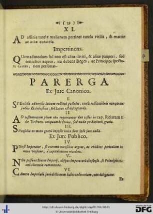 Parerga.