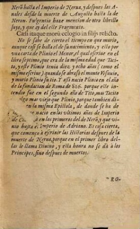 Las obras de C. Cornelio Tacito