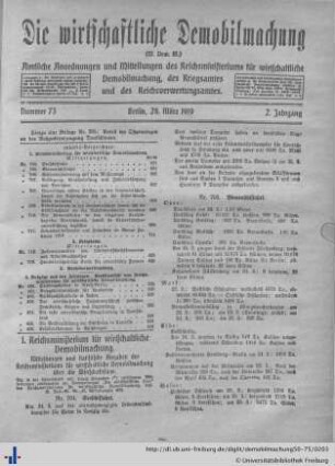 Nr. 73, 28. März 1919