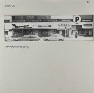 Fotografie: Reichenberger Str. 10-13, um 1981