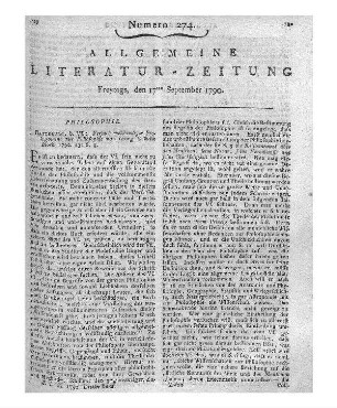 Block, G. W.: Versuch vollständiger Prolegomena zur Philosophie. Ratzeburg: Selbstverl. 1790