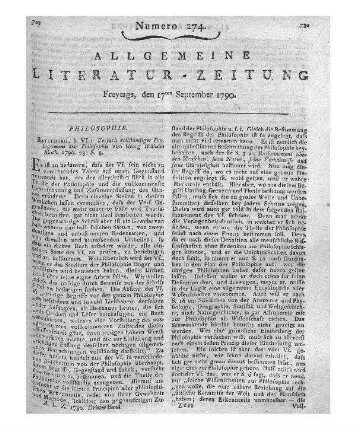 Block, G. W.: Versuch vollständiger Prolegomena zur Philosophie. Ratzeburg: Selbstverl. 1790