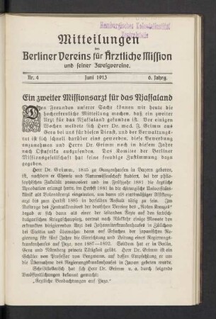 Nr. 4.. Juni 1913