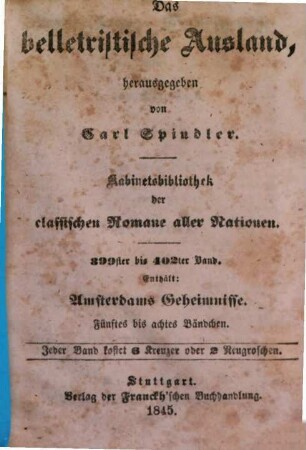 Amsterdams Geheimnisse, 5/8