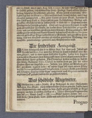 Die sonderbare Antiquität.