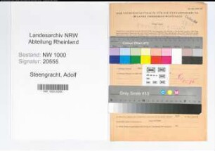 Entnazifizierung Adolf Von Steengracht, geb. 15.11.1902 (Staatssekretaer)