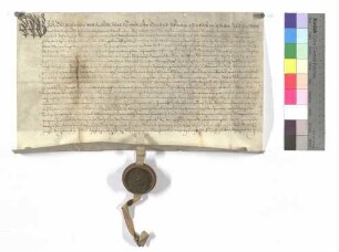 Bürgermeister und Rat der Stadt Gmünd verkaufen an ihren Bürgermeister Heinrich Holzwart, 8 Gulden jährlichen Zins um 200 Gulden.